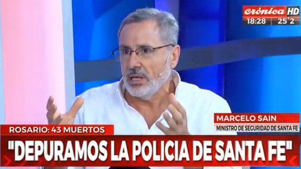 El exabrupto de Marcelo Sain: "Vine a descansar a Buenos Aires porque si me quedo allá me cagan a tiros"