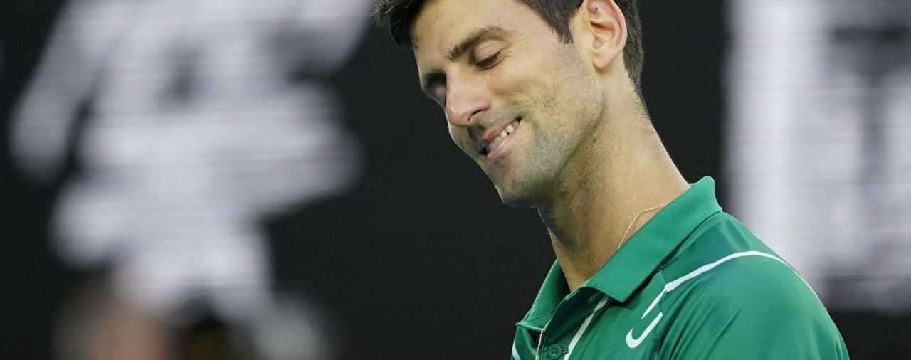 Novak Djokovic se quedó con el primer set de la final del Abierto de Australia ante Dominic Thiem