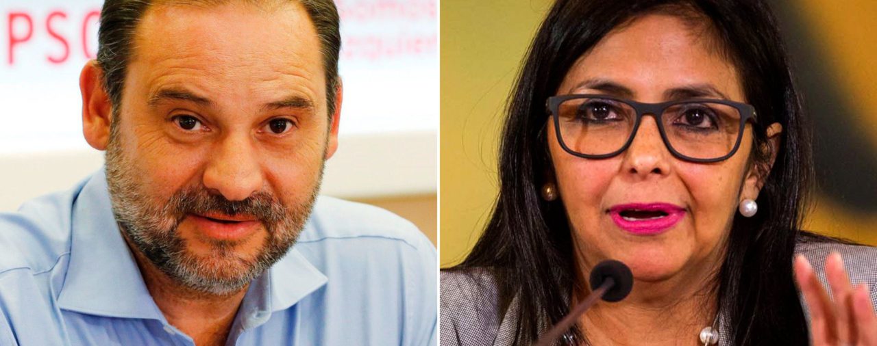 Un juez español determinó que hay “indicios racionales de delito” en la reunión entre el ministro de Transporte Ábalos y Delcy Rodríguez en Barajas