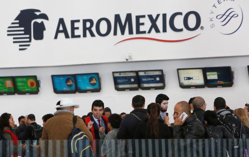Aeroméxico pone en tierra una tercera parte de sus aviones debido al coronavirus: documento
