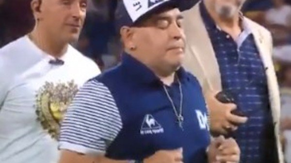 Boca campeón: la cargada de Diego Maradona a River