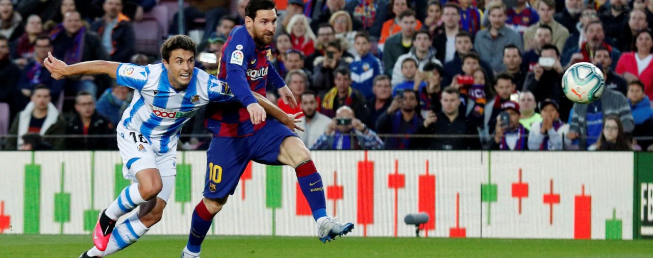 Con un penal sancionado a través del VAR, Messi le da la victoria al Barcelona ante Real Sociedad