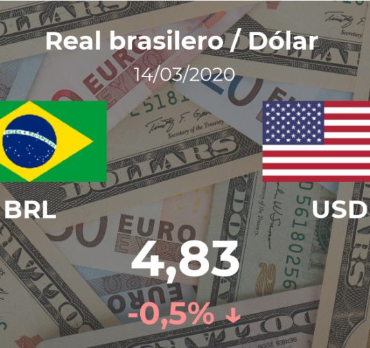 Dólar hoy en Brasil: cotización del real brasileño al dólar estadounidense del 14 de marzo (USD/BRL)