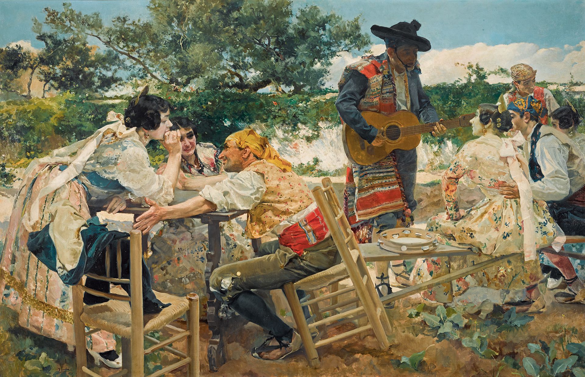 "Fiesta valenciana", de Joaquón Sorolla, 1893 