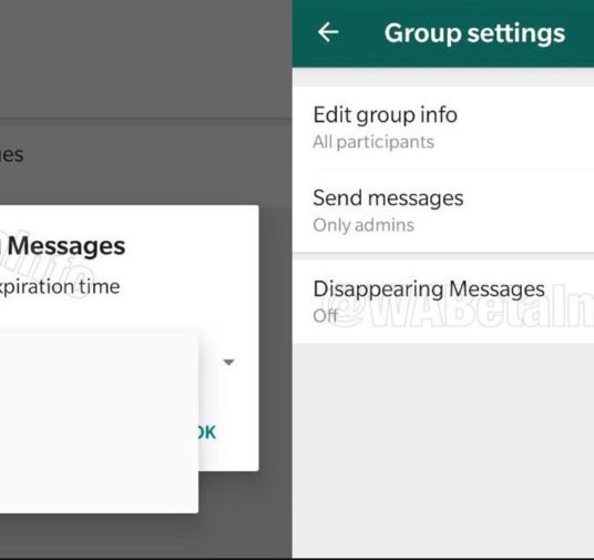 WhatsApp: llegan los mensajes que desaparecen