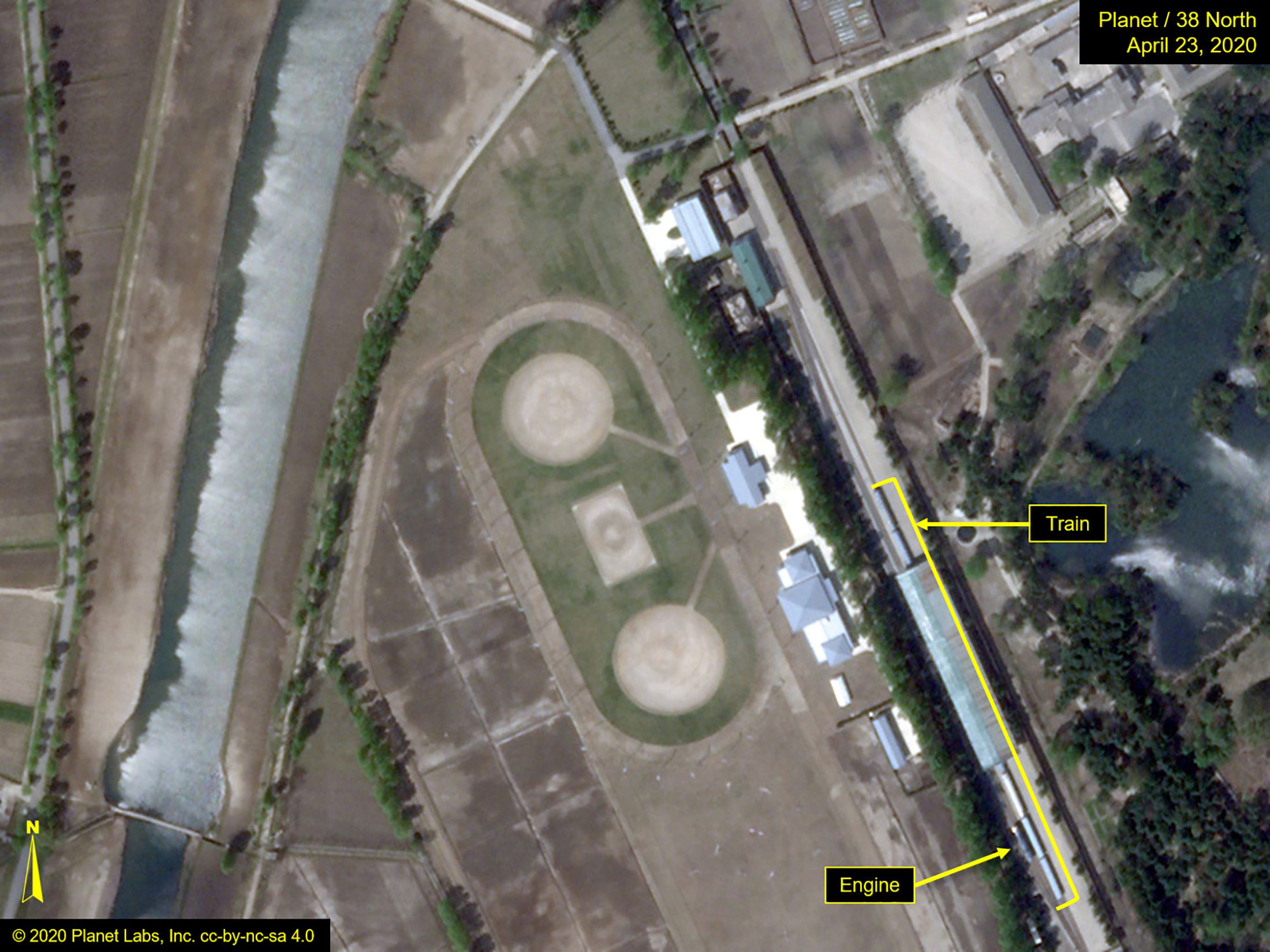 La formación privada de Kim Jong-Un mide 250 metros