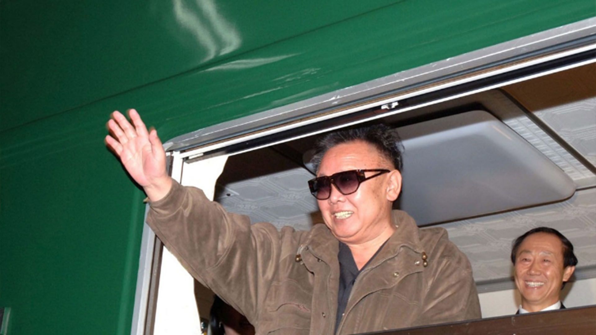 Kim Jong-il en el tren verde norcoreano
