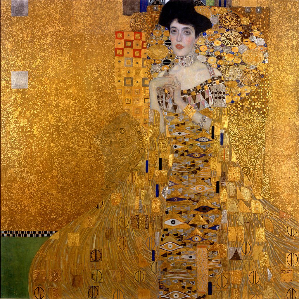 "Retrato de Adele Bloch-Bauer I" (1907) de Gustav Klimt
