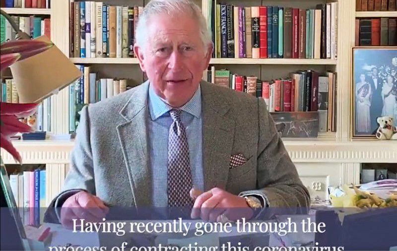Príncipe Carlos, recuperado de coronavirus, dice es un momento angustiante para Gran Bretaña