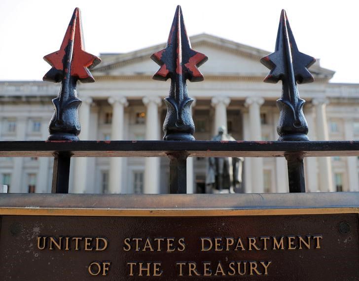 Foto de archivo. La sede del Departamento del Tesoro de Estaods Unidos en Washington. 6 de agosto de 2018. REUTERS/Brian Snyder.