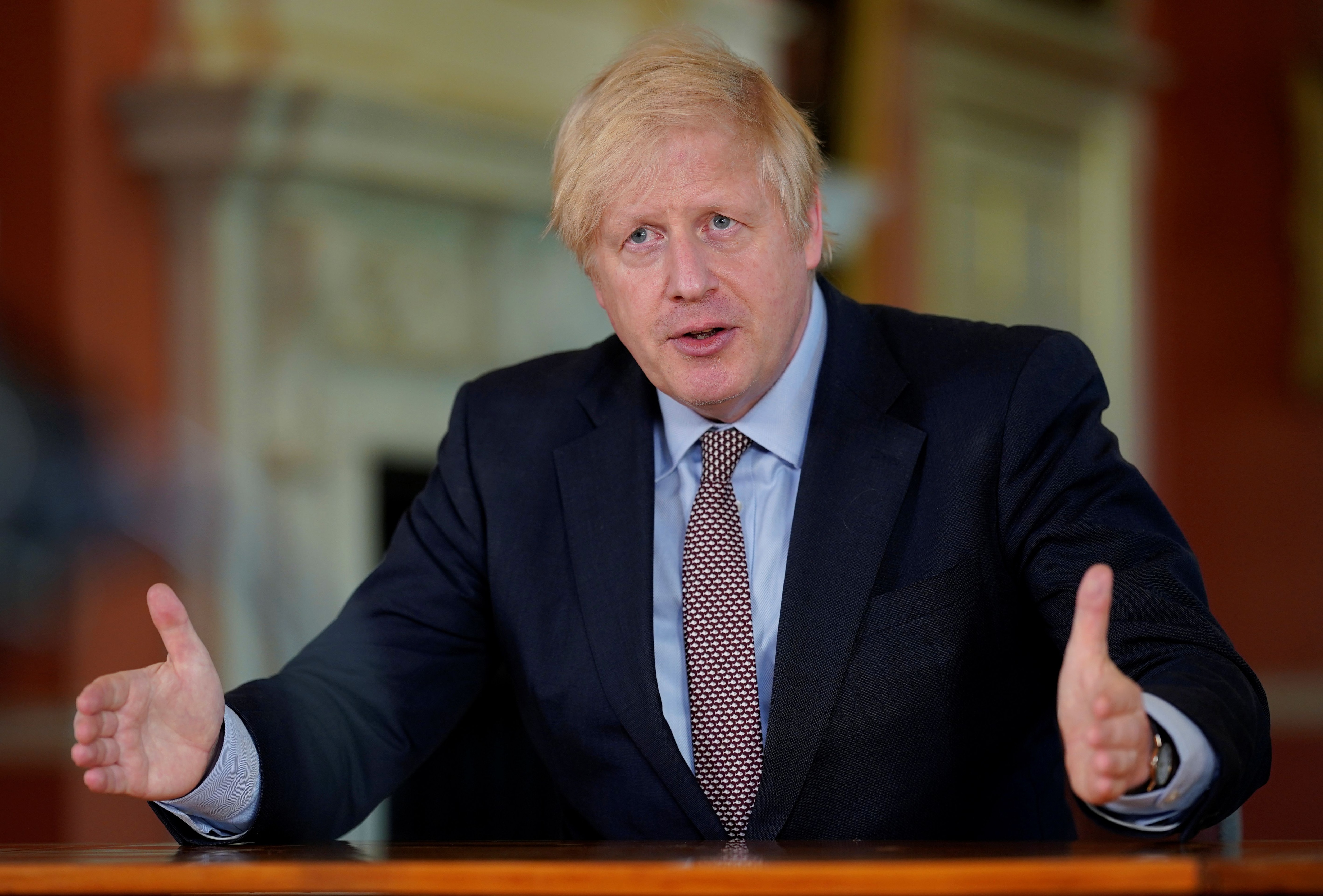 Boris Johnson extendió el confinamiento en el Reino Unido hasta el 1 de junio (Picture by Andrew Parsons / No 10 Downing Street)