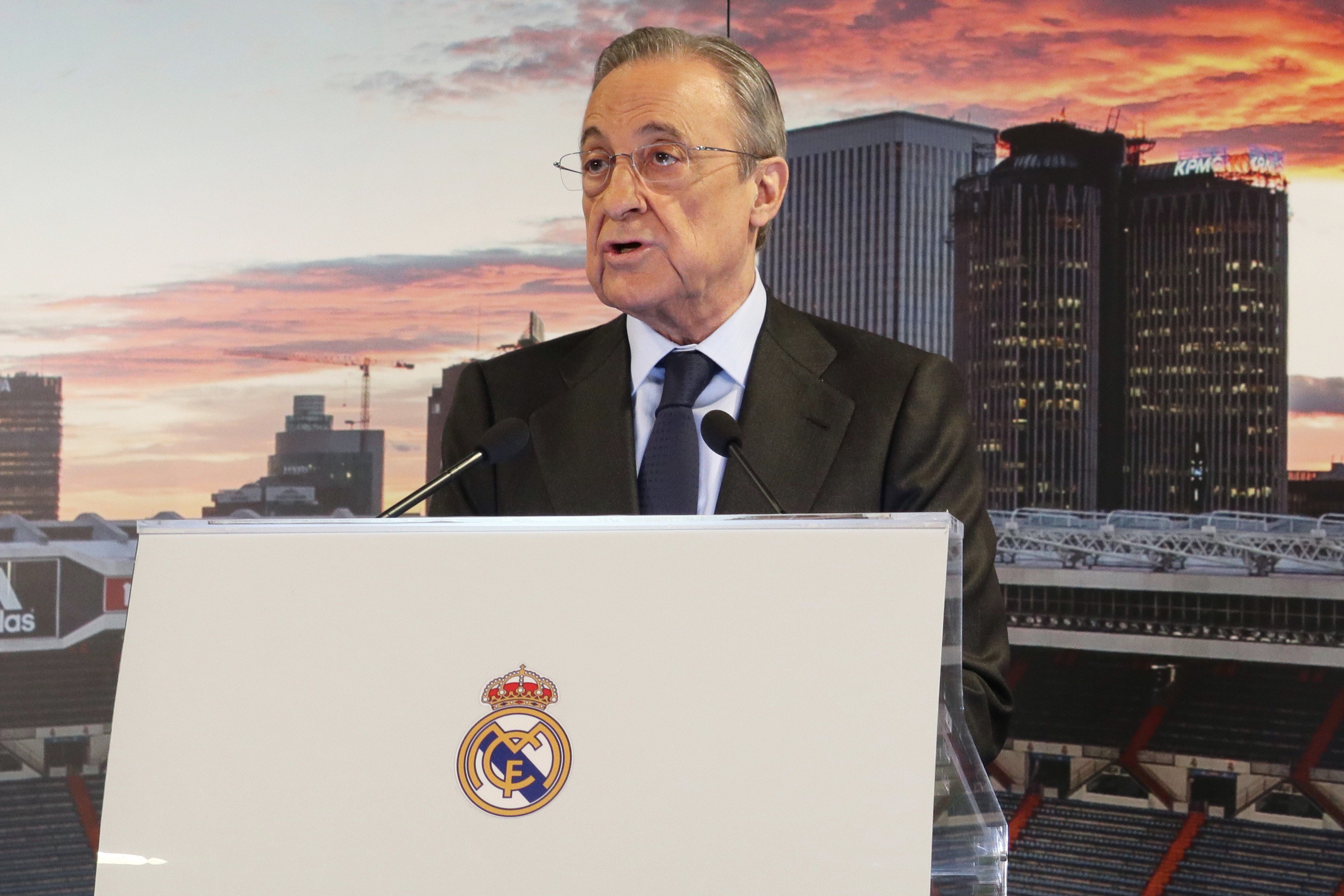 El presidente del Real Madrid, Florentino Pérez (EFE) 