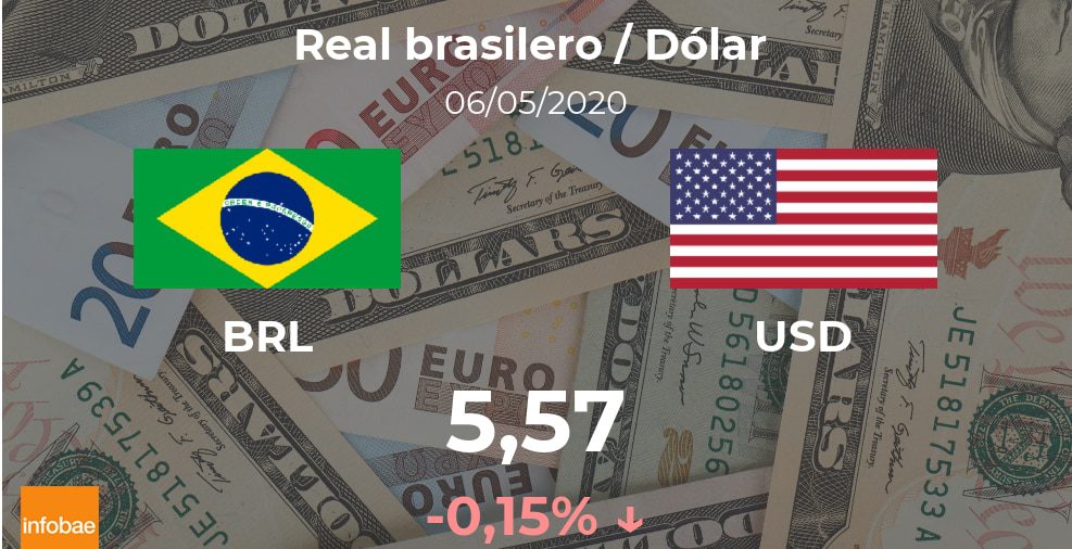 Dólar hoy en Brasil: cotización del real brasileño al dólar estadounidense del 6 de mayo. USD BRL