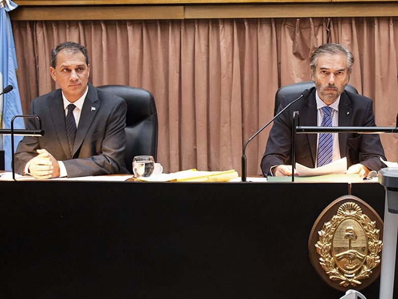 Los jueces de la Cámara de Casación Penal, Javier Carbajo y Gustavo Hornos