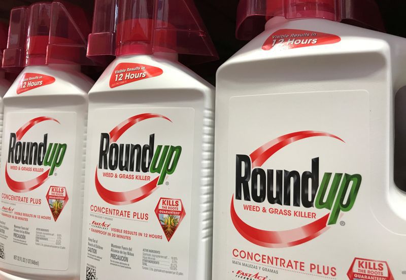 FOTO DE ARCHIVO: Garrafas de Roundup, el producto de Monsanto, propiedad de la alemana Bayer, dispuestas para su venta en Encinitas, estado de California, Estados Unidos, el 26 de junio de 2017. REUTERS/Mike Blake