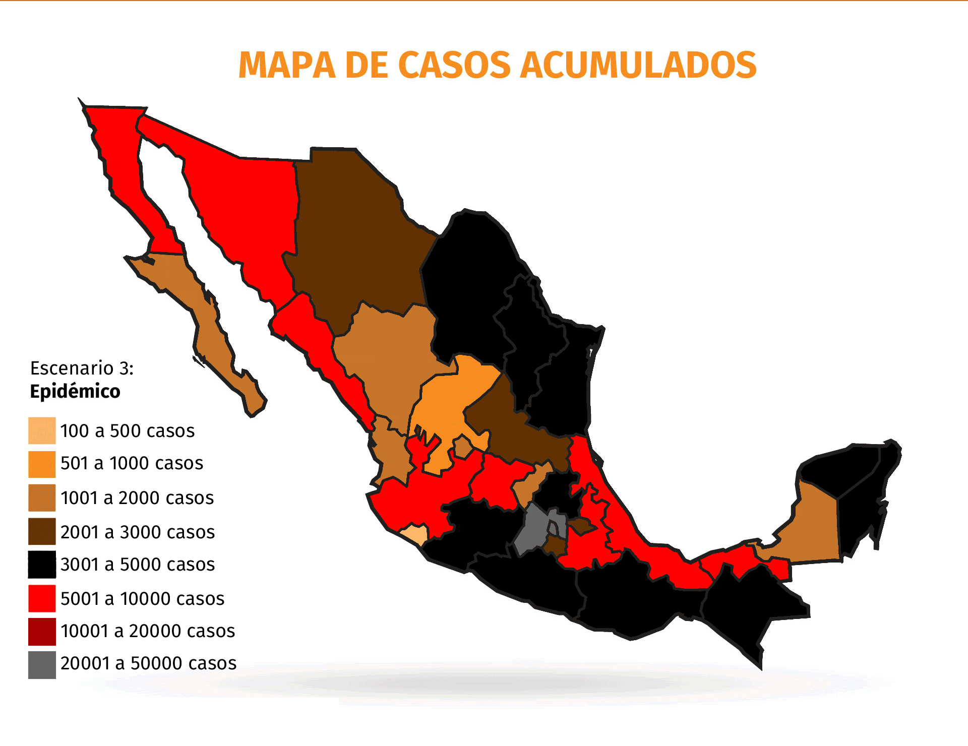 coronavirus mexico mapa colores 240620