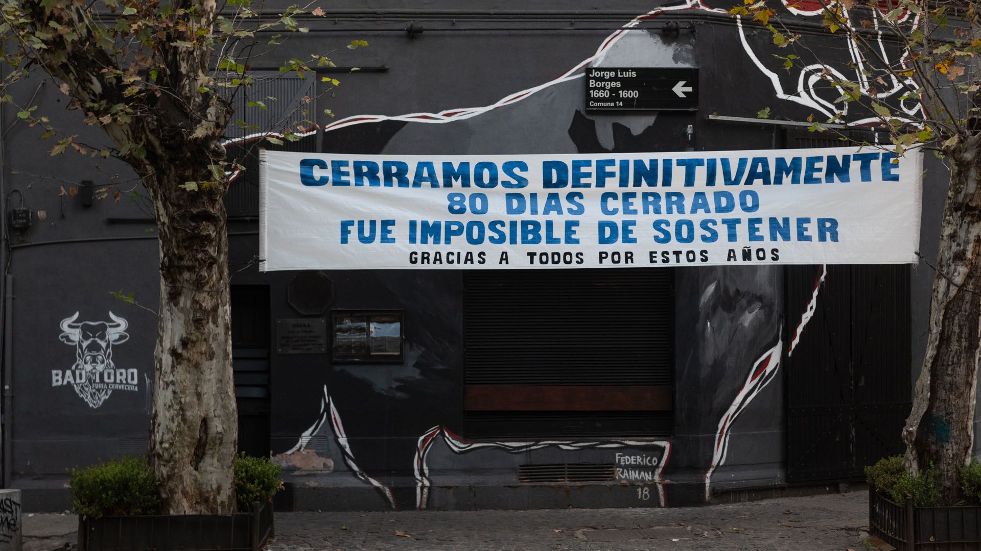 Negocios Cerrados por cuarentena en Palermo y Barrio Chino