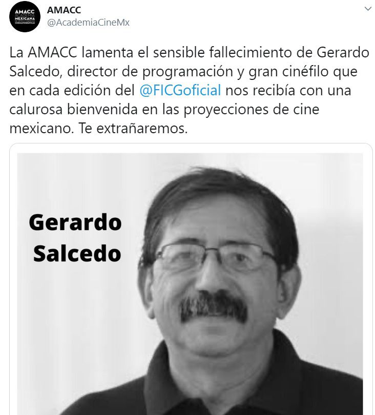 Murió Gerardo Salcedo