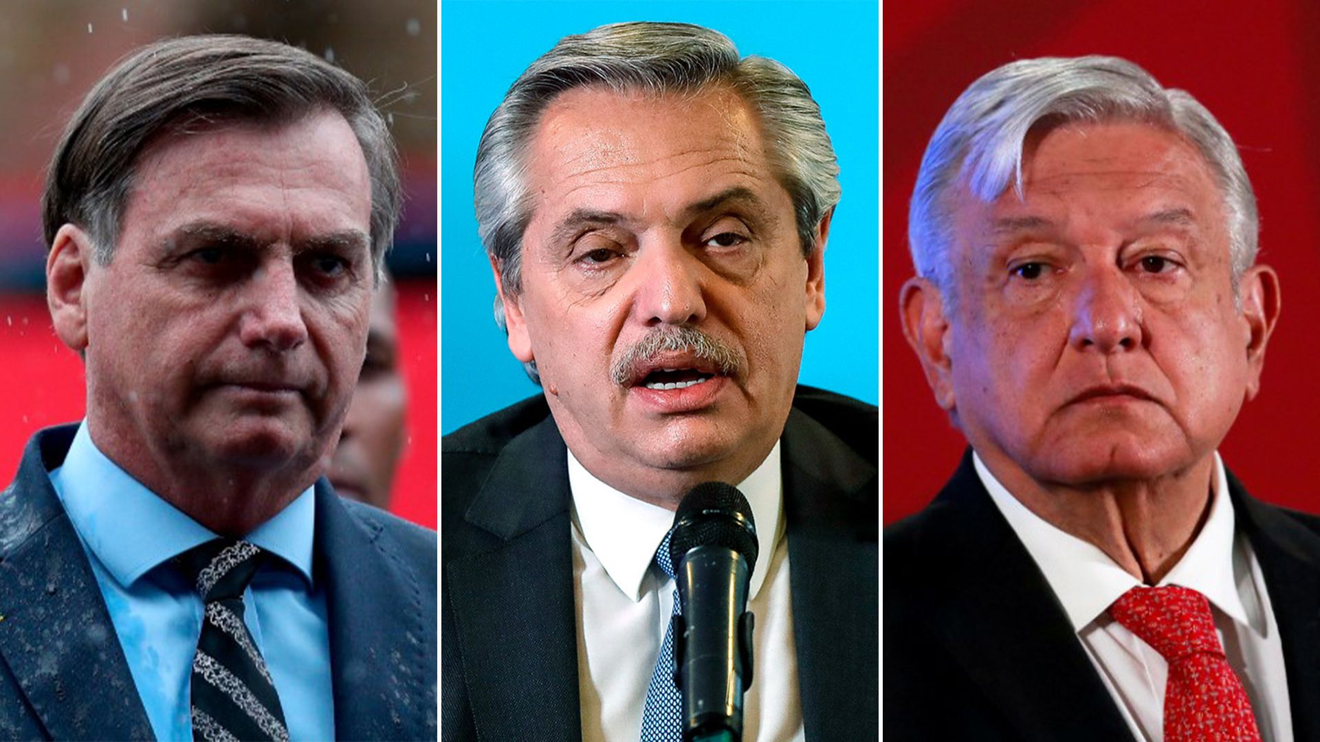 Bolsonaro-Alberto Fernández-López Obrador