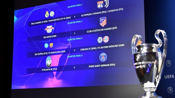 Sorteo de la Champions League: se definieron los cruces de los cuartos de final