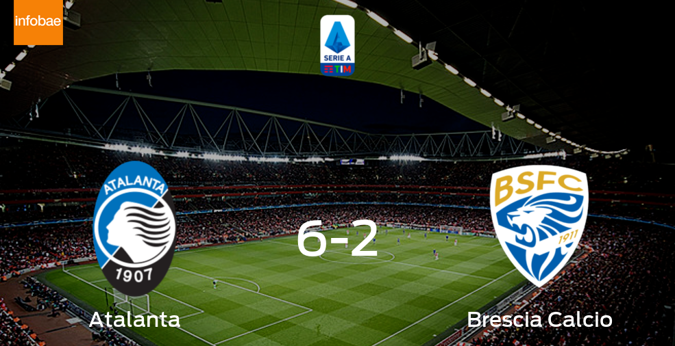 Tres puntos para el casillero de Atalanta tras pasar por encima a Brescia Calcio (6-2)