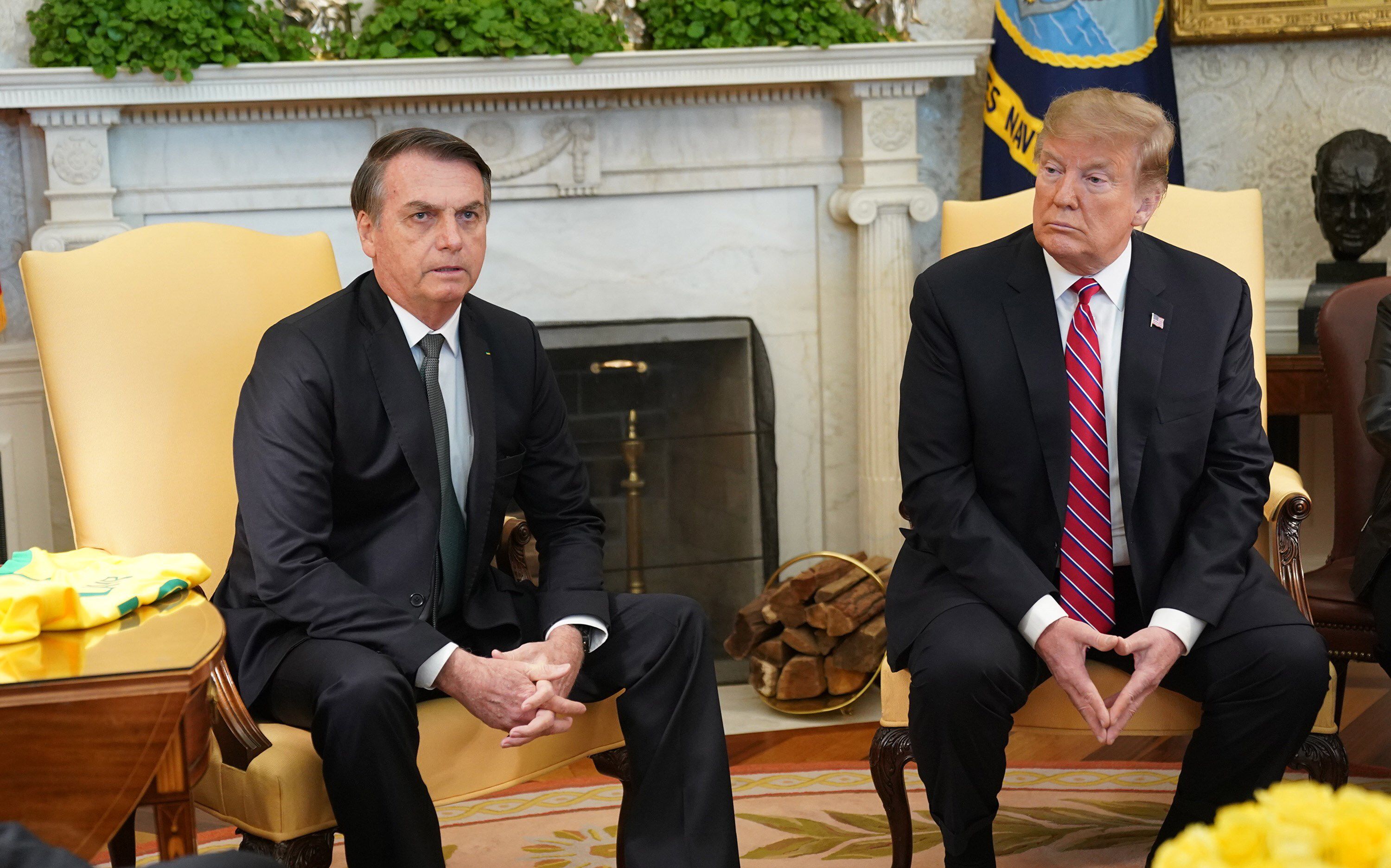 Donald Trump y Jair Bolsonaro durante una reunión mantenida en la Casa Blanca