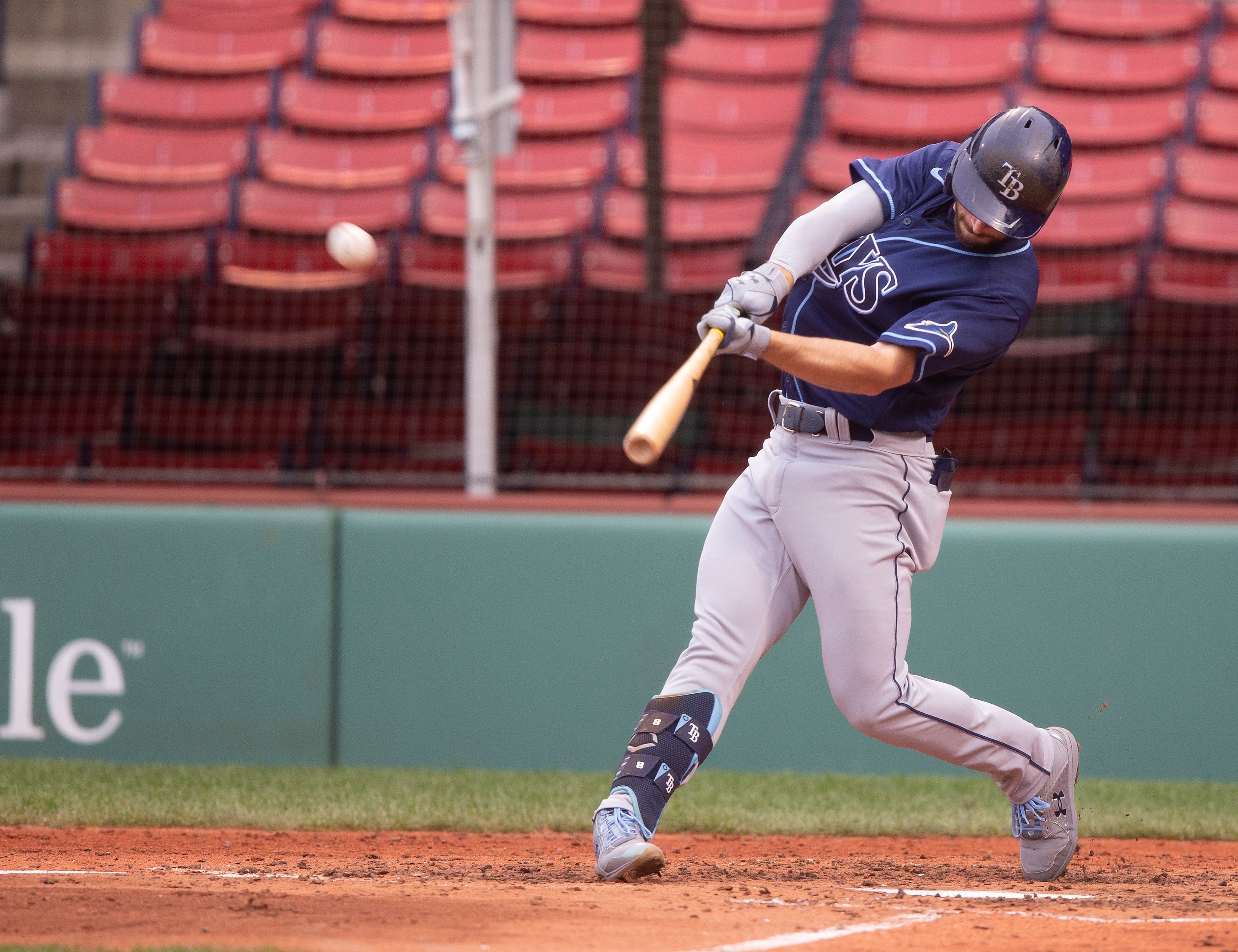 En la imagen, el segunda base Brandon Lowe de los Rays de Tampa Bay. EFE/CJ Gunther/Archivo 