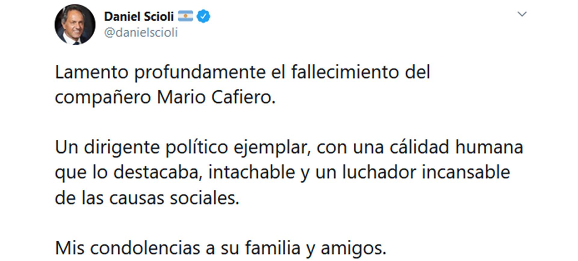 Despedida de Politicos a Mario Cafiero