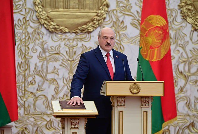 23/09/2020 Ceremonia de toma de posesión de Alexander Lukashenko POLITICA EUROPA INTERNACIONAL BIELORRUSIA PRESIDENCIA DE BIELORRUSIA 