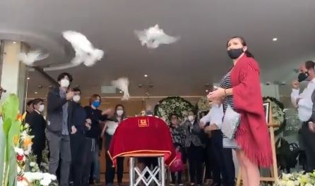 Palomas despedida Xavier Ortiz