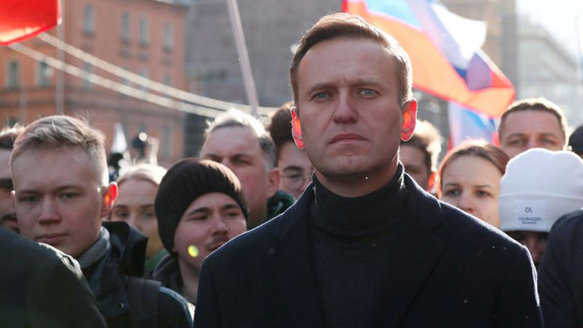 Imagen de archivo de Alexei Navalny durante la marcha por el quinto aniversario del asesinato del opositor Boris Nemtsov, en Moscú