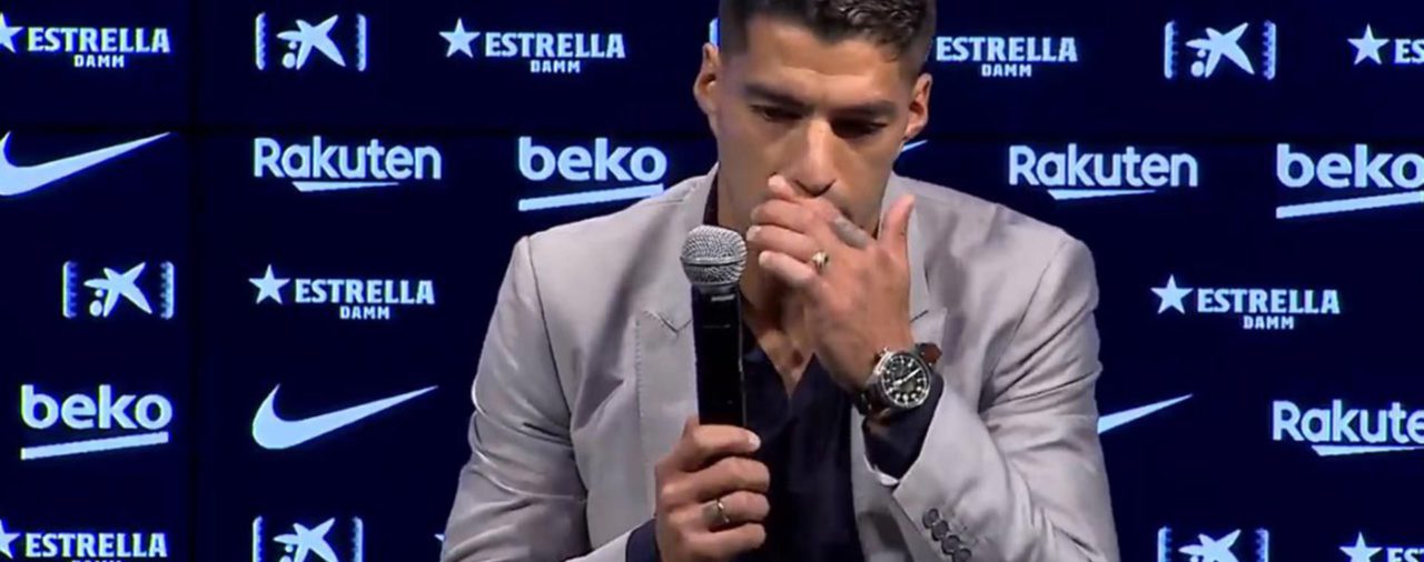 Emotiva despedida a Luis Suárez en el Barça: “Me quedo con que mis hijos me vieron levantar trofeos y jugar con el mejor de la historia”
