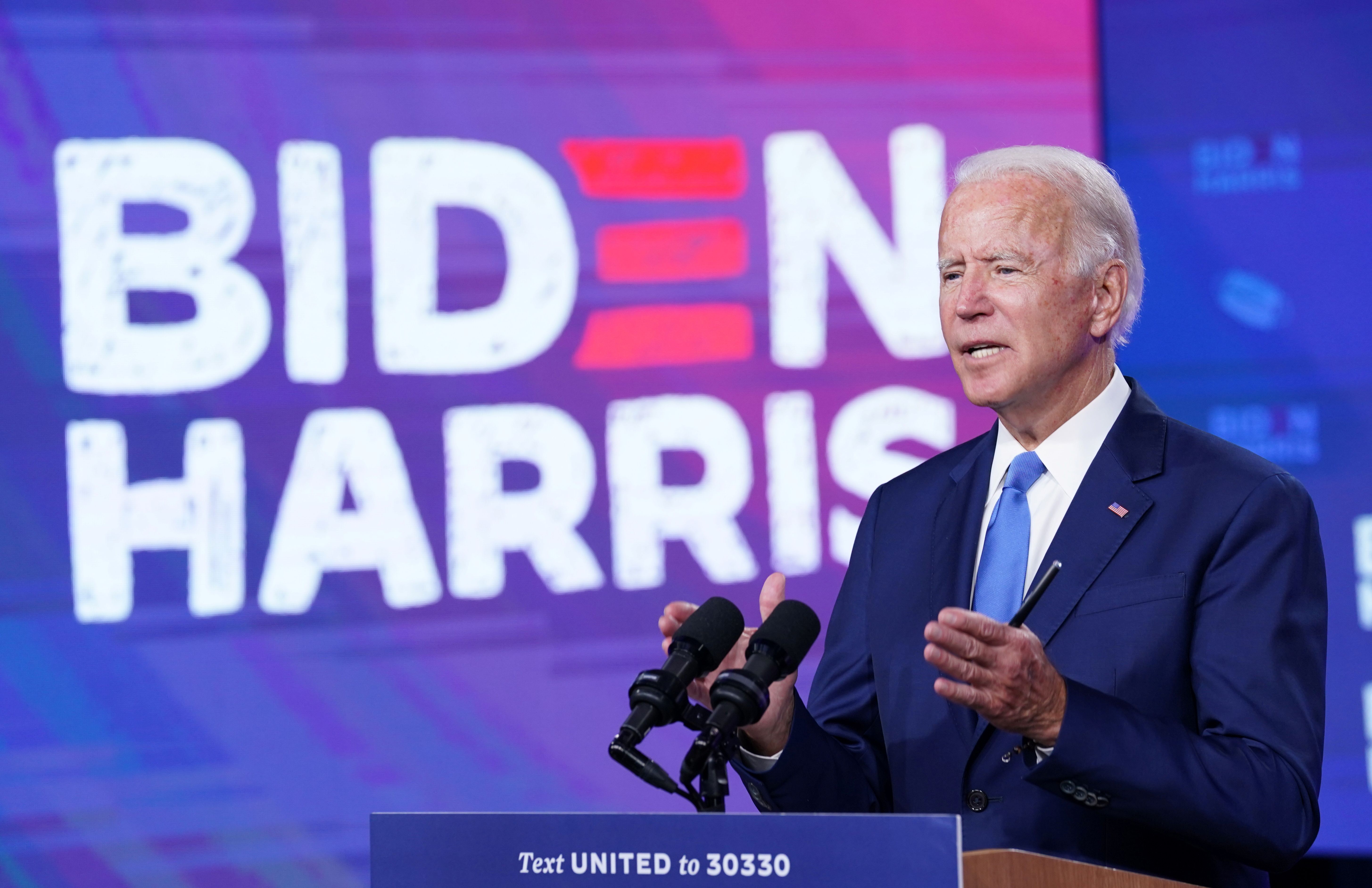 El candidato presidencial del Partido Demócrata, Joe Biden. Foto: REUTERS/Kevin Lamarque