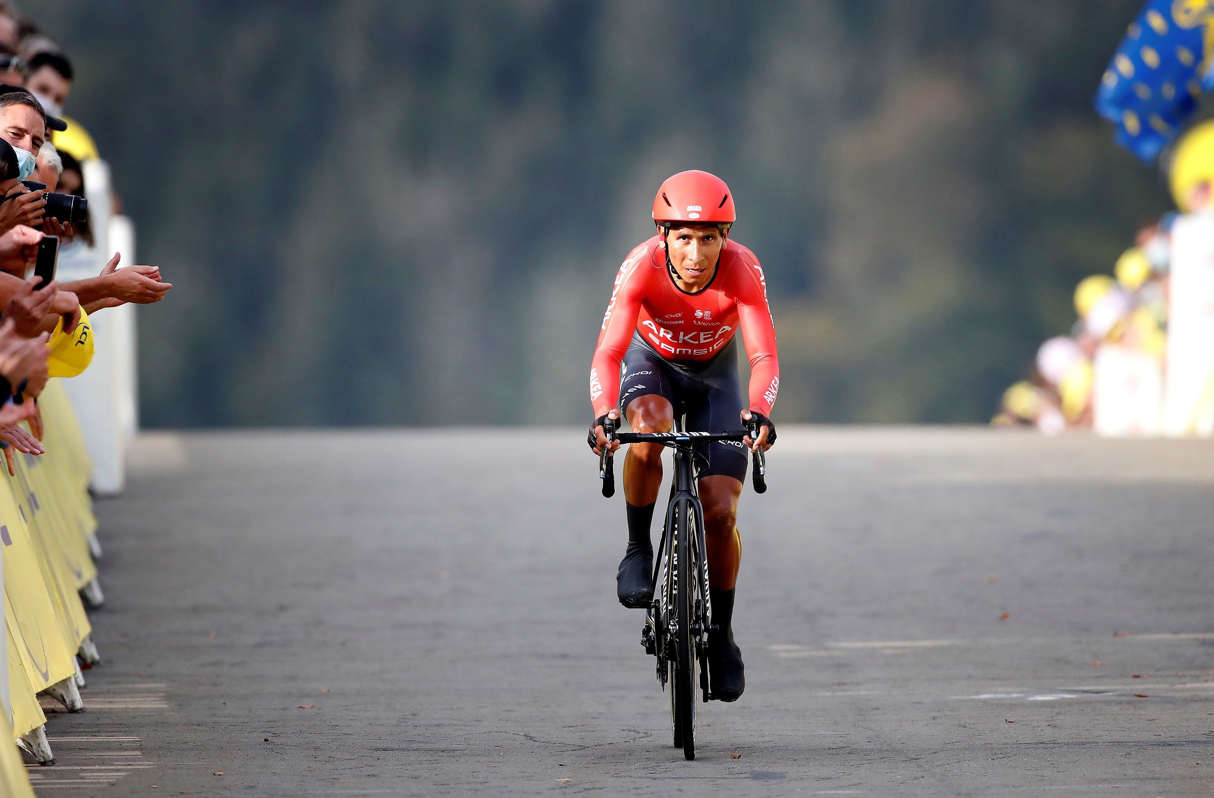 El ciclista colombiano Nairo Quintana.EFE/EPA/Sebastien Nogier 