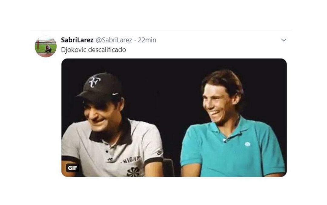 memes Novak Djokovic descalificado del US Open