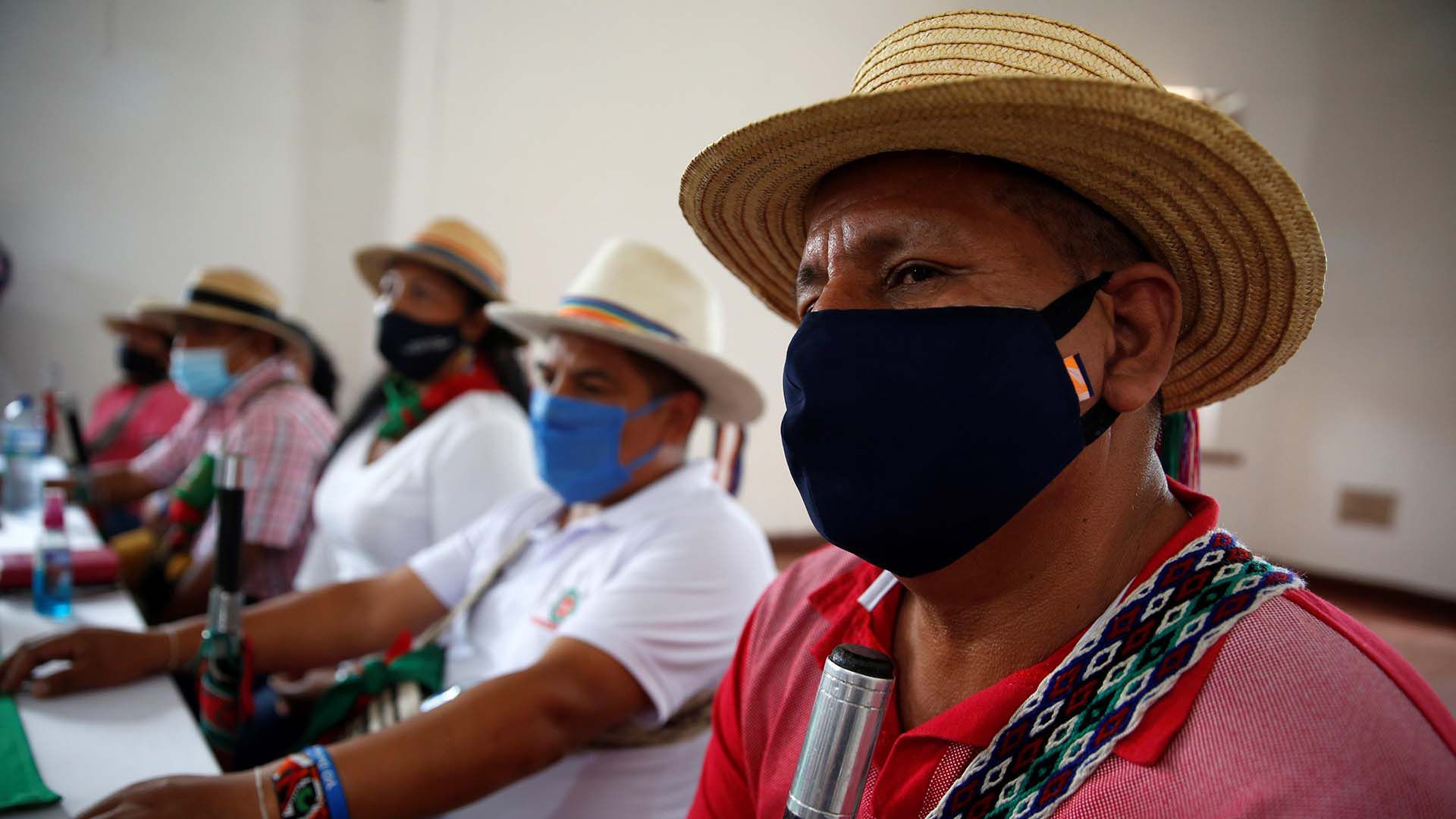 Indígenas colombianos preparan una minga en defensa de la vida y la paz