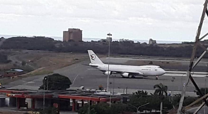 avión iraní en venezuela