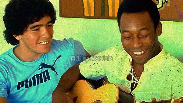 Diego Maradona y Pelé: las idas y vueltas del amor al odio entre dos astros, y sus inolvidables partidos mediáticos