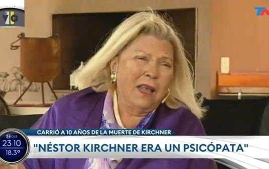 Elisa Carrió habló de la carta de Cristina y lanzó una dura definición sobre Néstor Kirchner