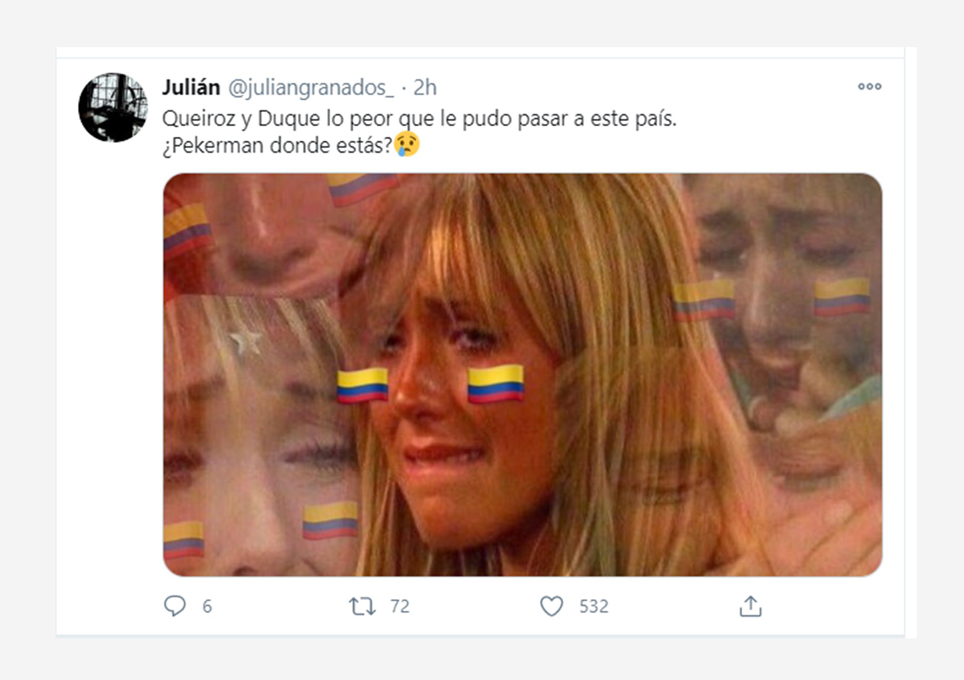 Memes José Pekerman Colombia