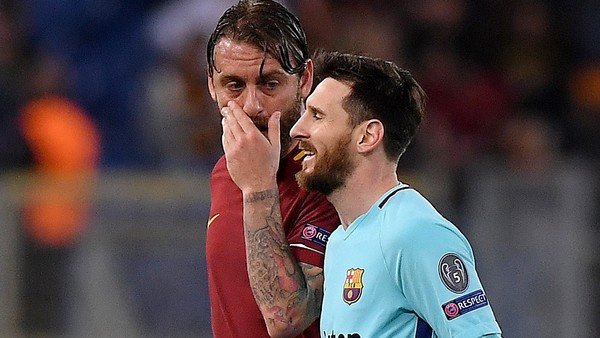 Daniele De Rossi no tiene dudas: "El mejor jugador siempre es Messi, pero el premio lo merece Lewandowski"