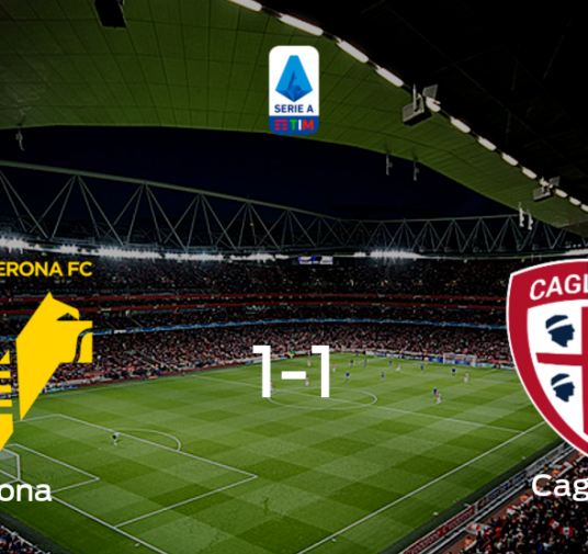 Hellas Verona y Cagliari reparten los puntos tras empatar a uno