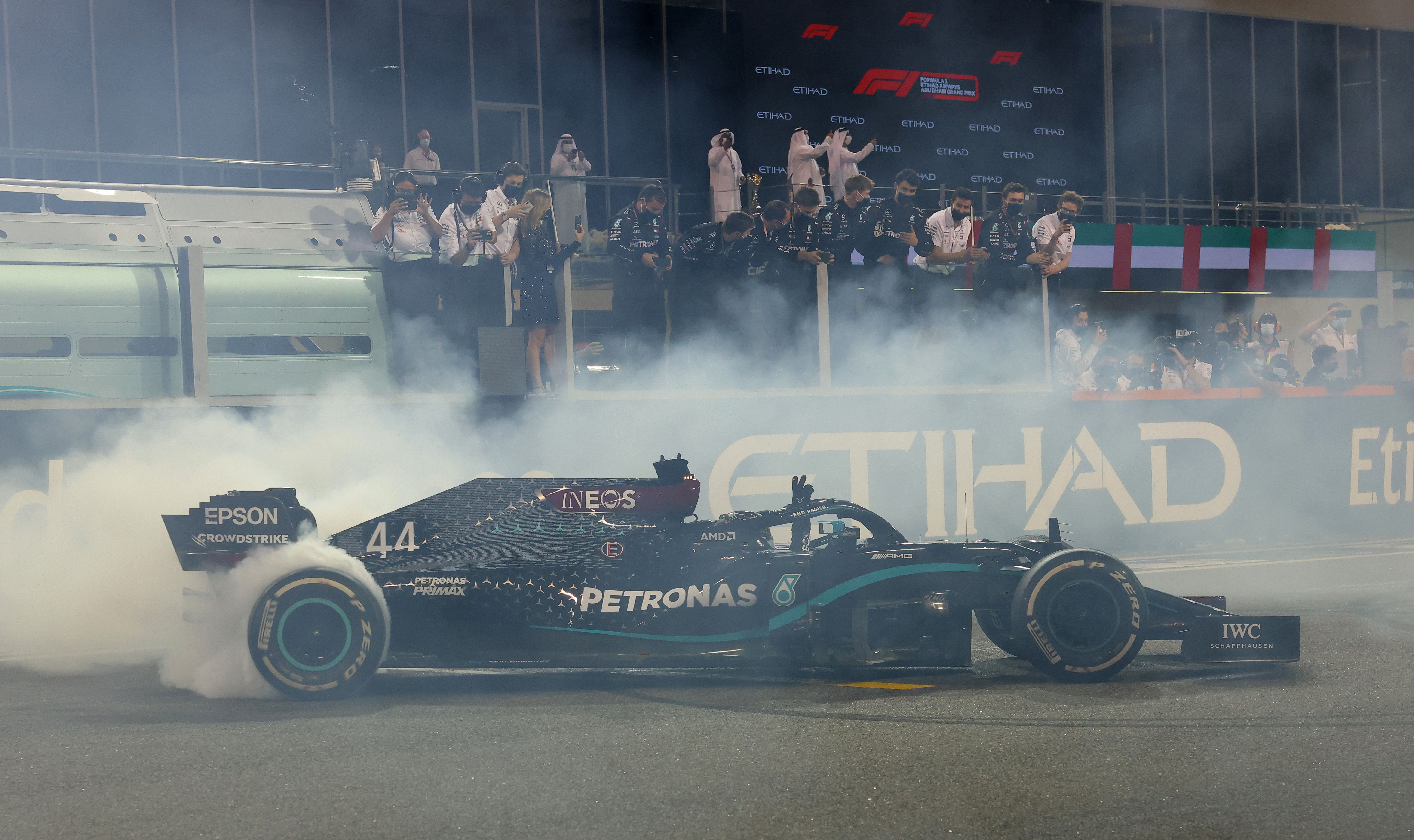 Lewis Hamilton ganó su séptimo título en la Fórmula 1 (Foto: Reuters)
