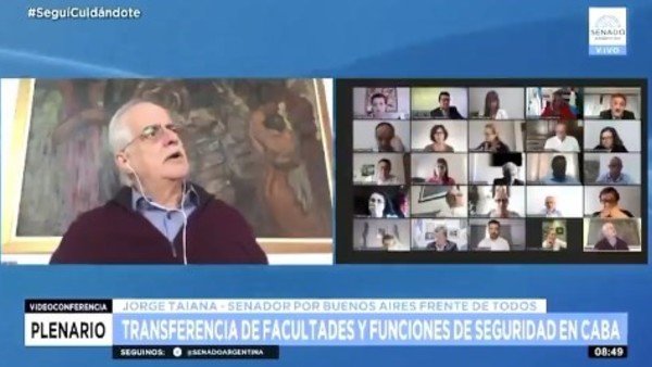 Senado: Jorge Taiana comparó con femicidas a los que reclaman contra el recorte de fondos a la Ciudad de Buenos Aires