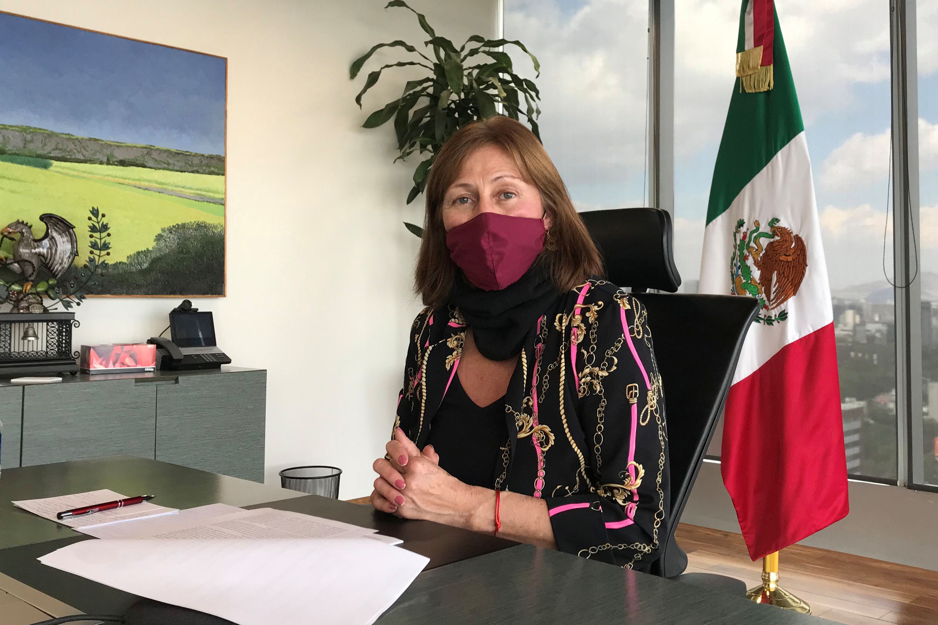 Tatiana Clouthier, secretaria de Economía (Foto: Reuters/Dave Graham)