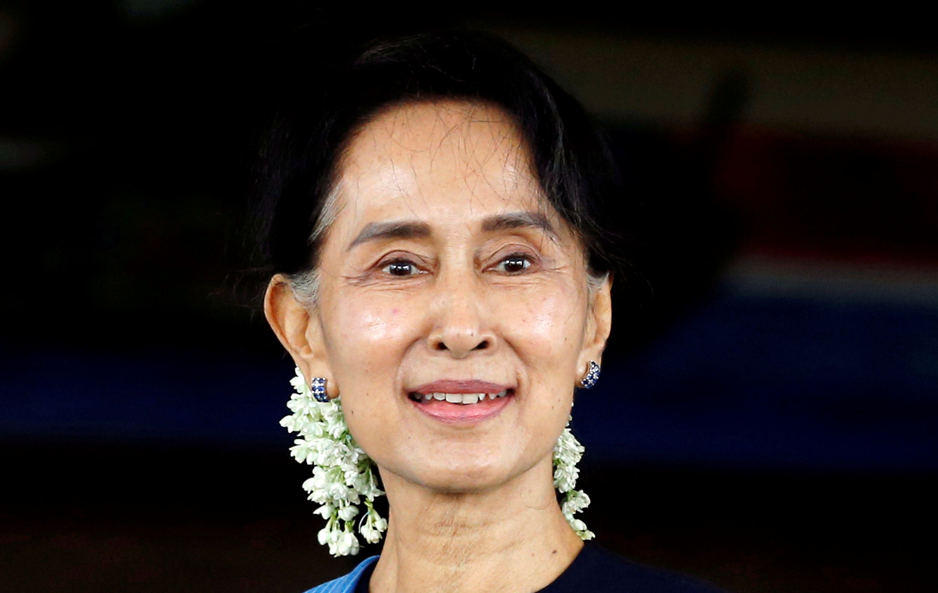  Aung San Suu Kyi REUTERS/Soe Zeya Tun/File Photo