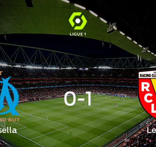 Racing de Lens gana por la mínima a Olympique de Marsella (1-0)