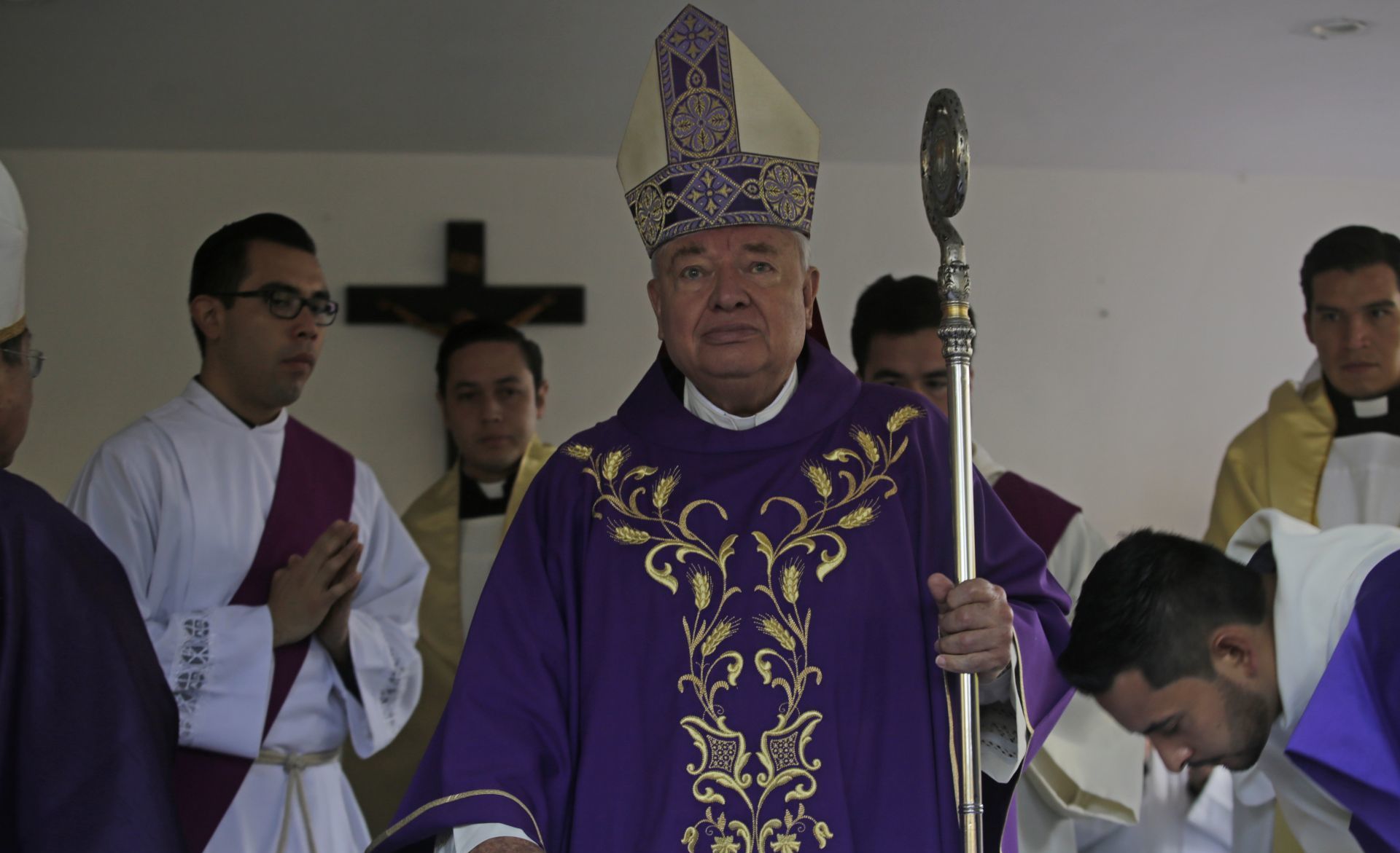 El cardenal Juan Sandoval Íñiguez, de Guadalajara, llamó a la población a no temerle a la COVID-19. (Foto: Fernando Carranza/Cuartoscuro)