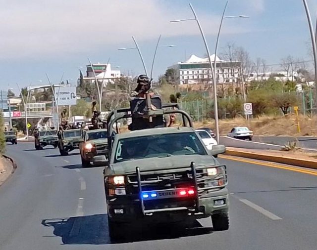 Blindan Zacatecas: elementos de Sedena y Guardia Nacional arribaron para reforzar seguridad en puntos de alto riesgo