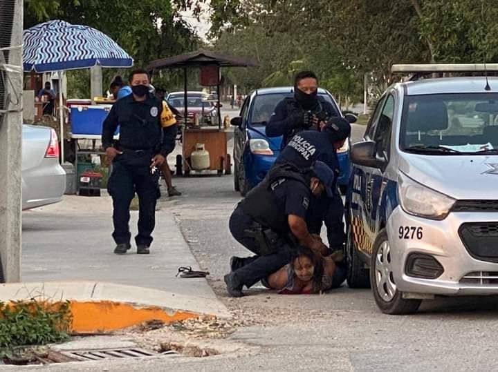 Brutalidad policiaca en tulum